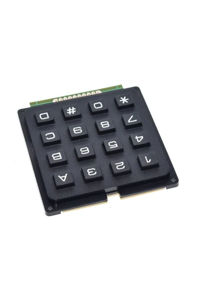 ROBİZ 4x4 Matrix Tuş Takımı Keyboard Keypad 16 Buton Alarm Şifre - Resim 6