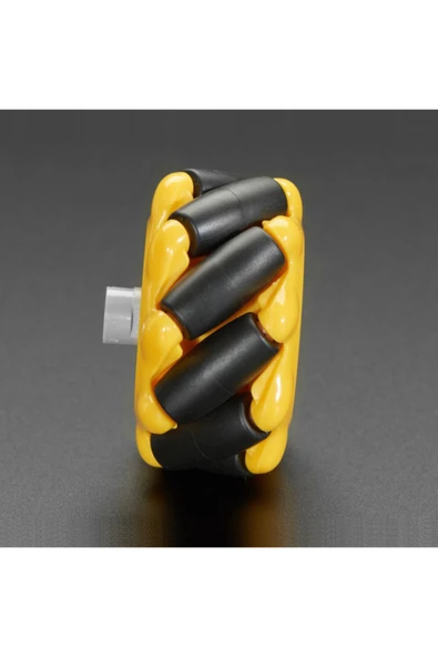 ROBİZ 48mm Omni Mecanum Tekerlek Çifti 45 Derece Açılı 9 Roller 1:48 - Resim 5