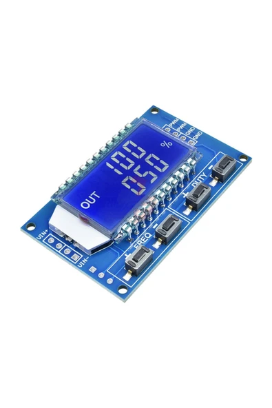 ROBİZ 1hz / 150khz Kare Dalga Sinyal Jeneratör Modülü Xy-lpwm Ayarlanabilir Darbe Pals Frekans Üreteci - Resim 4