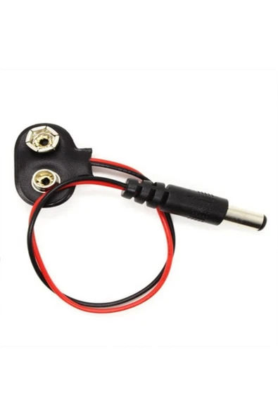 ROBİZ 9v Pil Adaptör Dönüştürücü Bağlantı Kablosu 9 Volt Pil Arduino ürün görseli