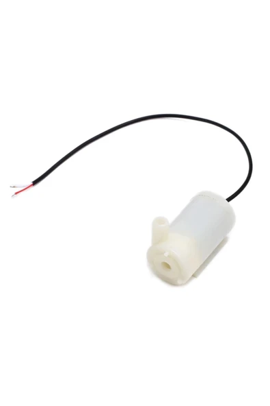 ROBİZ Mini 5v Su Sıvı Pompası 60 Litre Ip68 - Akvaryum Meyve Suyu Süt - 6
