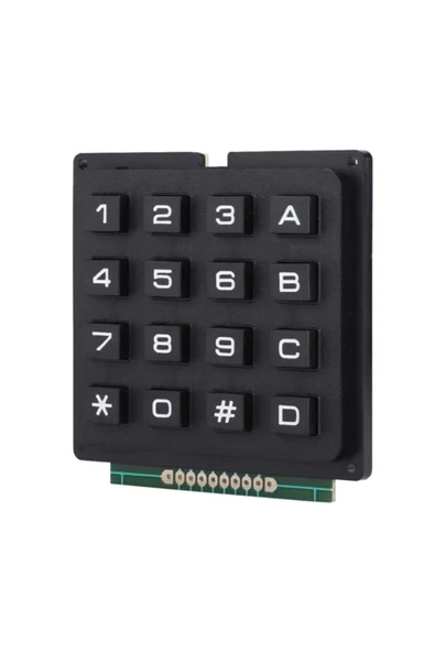 ROBİZ 4x4 Matrix Tuş Takımı Keyboard Keypad 16 Buton Alarm Şifre - Resim 7