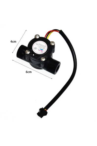 ROBİZ Yf-s201 Su Akış Sensörü Sıvı Akım Sensörü 1-30l/dk 2.0mpa Su Sayacı Akış Ölçer Kalorimetre - Resim 5