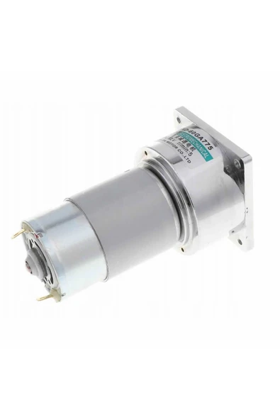 ROBİZ Xd-60ga775 Dc Motor 12v 5rpm 35w 87kg.cm Yüksek Tork Kuvvet Metal Dişli Redüktörlü Robot Cnc Makine - Resim 3