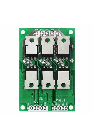 ROBİZ Dc 12v 36v 15a 500w Fırçasız Motor Sürücü Pwm Bldc Kontrol Kartı Jyqd-v7.3e2 120 Derece - Resim 3