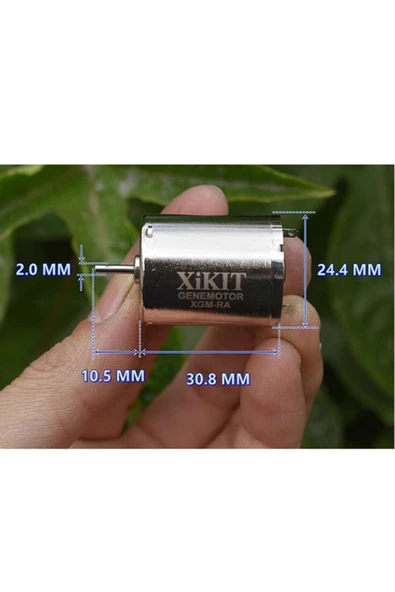 ROBİZ Xgm-ra Dc Motor 2100 Rpm Micro Akım Nikel Kaplama Metal Fırça