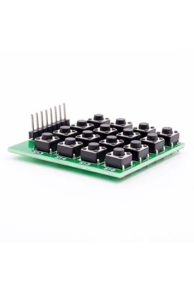 ROBİZ 4 X 4 Matrix Keyboard Keypad 16 Buton Tuş Takımı Keyboard Klavye Alarm Şifre Kilit Güvenlik - Resim 4