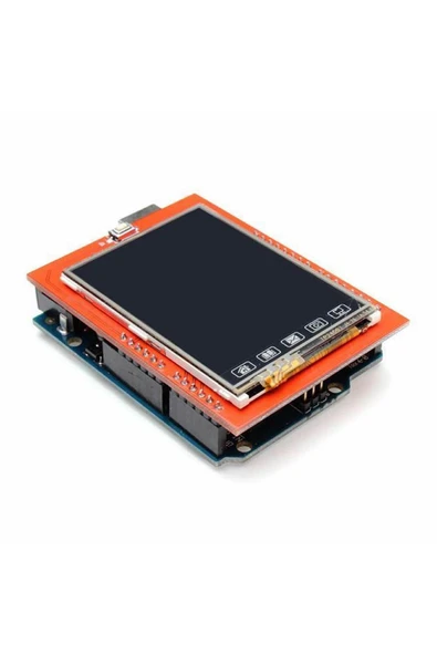 Alkatronik 2.4 Inch 320x240 Tft Lcd Shield Resiztif Dokunmatik Microsd Soket Reset Butonu 18bit 262k Renk - Resim 3