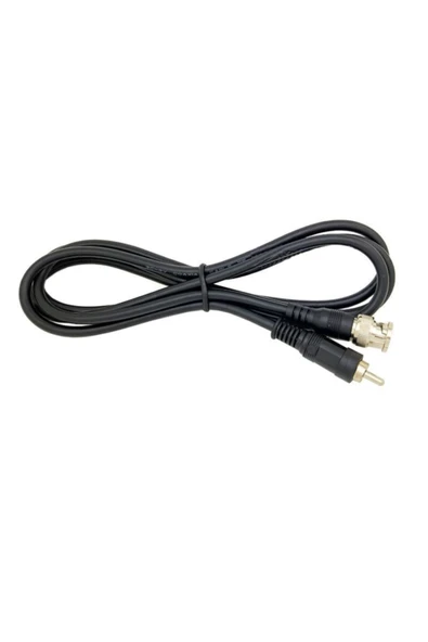 ROBİZ Bnc To Rca Kablo 1 Metre Video Ses Sinyal Taşıyıcı Konnektör - Resim 8