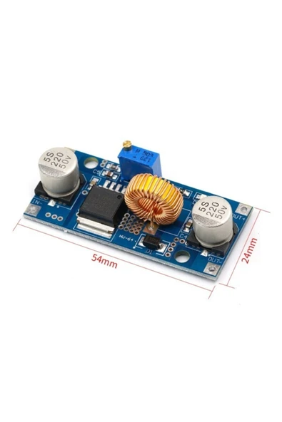 Arduino Xl4015 36v 5a Dc Voltaj Düşürücü Ayarlanabilir Güç Kaynağı Modülü - Resim 4