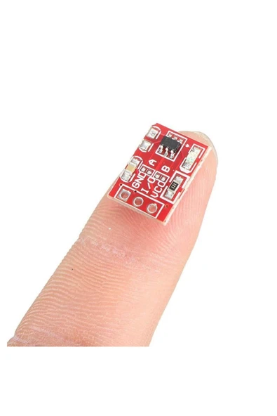 ROBİZ Ttp223b Kırmızı Dokunmatik Sensör Modülü Touch Kapasitif 1 Kanal Buton Dokunma Algılayıcı Sensör - Resim 7