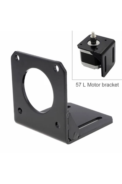 Alkatronik Nema 23 Nema 57 Step Motor L Tip Metal Montaj Parçası Braket Metal Taban Tutucu Montaj - Resim 6