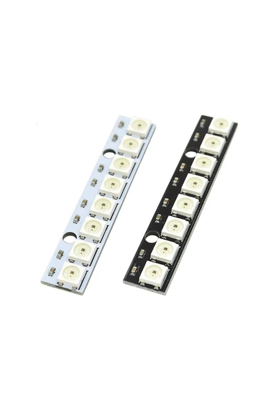 ROBİZ 8 Bit Neopixel Ws2812b 5050 Rgb Led Modü Adreslenebilir Stick - Resim 4