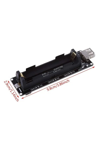 ROBİZ 18650 Pil Şarj Kartı V3 Lion Lityum Batarya Güç Kaynağı Powerbank - Resim 8