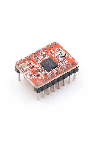 OEM A4988 Bipolar Step Motor Sürücü Modül Dc 35v 2a Mikrostep 32 Adım 3d Yazıcı Robot Cnc Reprap Mks - Resim 4