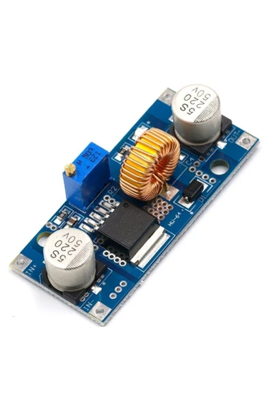 Arduino Xl4015 36v 5a Dc Voltaj Düşürücü Ayarlanabilir Güç Kaynağı Modülü - Resim 3