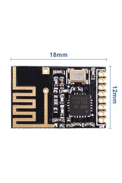 ROBİZ Mini Smd Nrf24l01 2.4ghz Rf Haberleşme Modülü Kablosuz Tranceiver