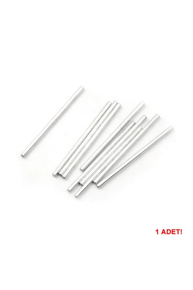 ROBİZ 3mm X 60mm Metal Mil Çelik Çubuk Aks Oyuncak Rc Araba Robot - Resim 7