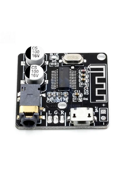 ROBİZ Vhm-314 Micro Usb Bluetooth Kablosuz Ses Mp3 Modül Amfi Müzik Çalma Kartı Dc 5v Lityum Pil - Resim 7