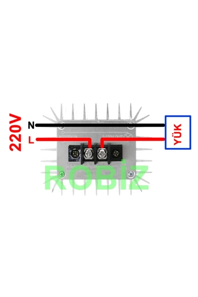 OEM Ac 220v 5000w Dimmer Scr Ac Motor Hız Devir Kontrol Elektrikli Fırın Rezistans Su Isıtıcı Lamba - 1