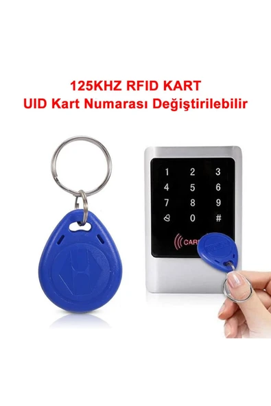 ROBİZ Uıd Kimlik Numarası Değiştirilebilir 125khz Rfıdrfid Manyetik Anahtarlık Proximity Göstergeç Em4100