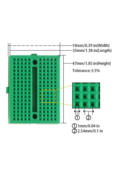 OEM Syb-170 Renkli Bread Board - Resim 4