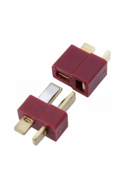 ROBİZ T-deans Konnektör Çift Dişi Erkek Soket Lipo Pil Batarya Bağlantı - Resim 5