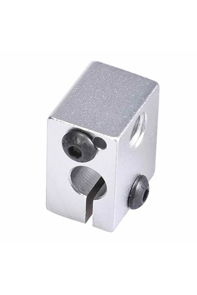 ROBİZ V6 3d Yazıcı Alüminyum Extruder Isıtıcı Blok 1.75 / 3.0mm Filament Uyumlu - Resim 4