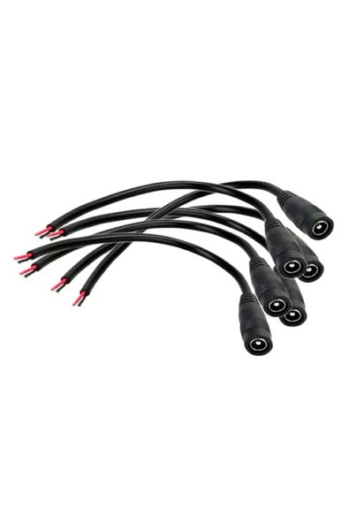 ROBİZ 5.5mm X 2.1mm Dişi Adaptör Uzatma Kablosu 15cm Adaptör Kablosu Dişi 22awg 36v 3a Besleme Soket Dişi( - Resim 7