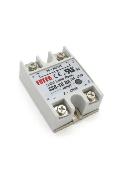 ROBİZ Ssr-10da Ssr Röle 10a Ac 24-380v Tek Fazlı Solid State Röle Elektronik Anahtar - Resim 7