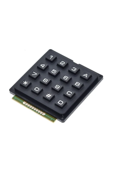 ROBİZ 4x4 Matrix Tuş Takımı Keyboard Keypad 16 Buton Alarm Şifre - Resim 2