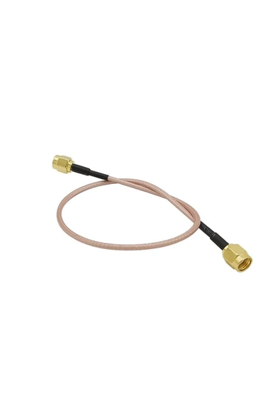 ROBİZ RG316 20cm Rp Sma Erkek ( Dişi / Dişi ) Kablo RF Uzatma Kablosu Altın Kaplama Soket 0-6GHz Wi-Fi - 5
