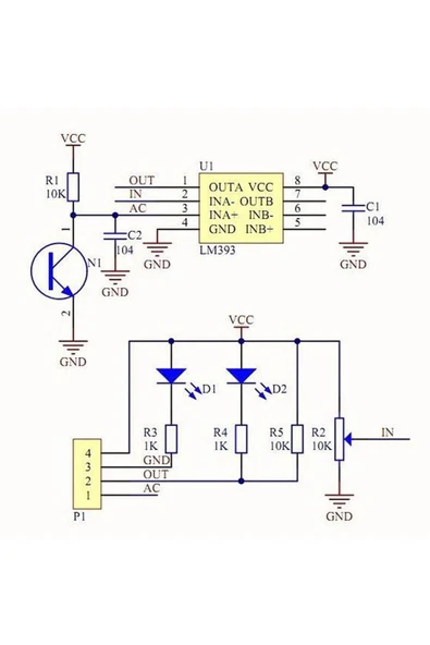 ROBİZ Lm393 Light Sensör Modül Işık Fotosel Işığa Duyarlı Dijital Çıkış - Resim 8