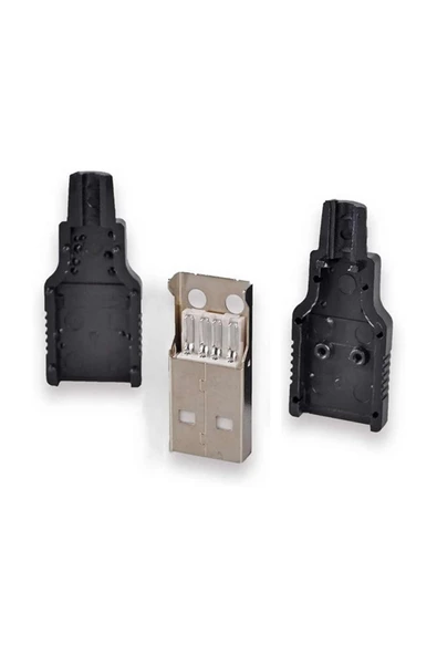 ROBİZ Kutulu Usb Type A Erkek Soket Usb 2.0 4 Pin Plastik Kapak Dıy Tip Elektronik Cihaz Usb - 7