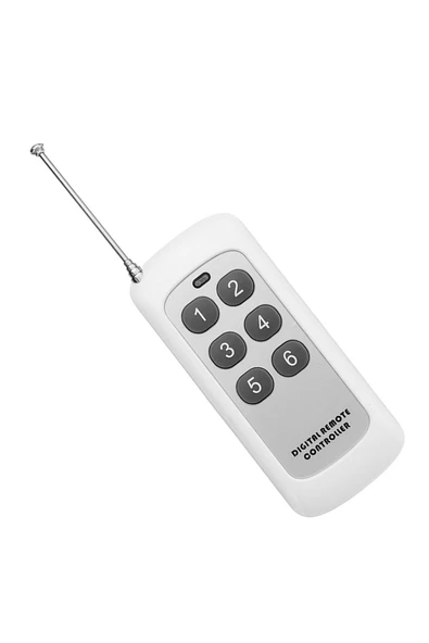 Alkatronik 433Mhz Kablosuz Uzaktan Kumanda 6 Buton Teleskopik Anten Garaj Otomatik Kapı Kepenk Bariyer Alarm - Resim 8