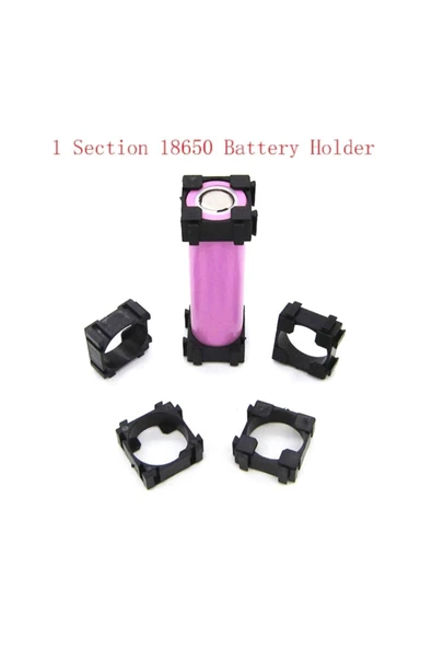ROBİZ 6 Adet 18650 Pil Tutucu Birleştirici - Spacer Pil Batarya - Resim 4