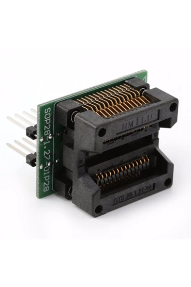 OEM Sop28 So28 To Dıp28 Yaylı Adaptör Soket Eeprom Flash Programlayıcı Entegre Kolay Programlama Aparatı - Resim 7