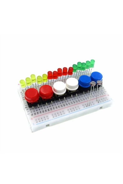 ROBİZ Elektronik Başlangıç Seti Arduino Starter Kit Breadboard Led - Resim 8