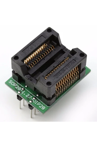 OEM Sop28 So28 To Dıp28 Yaylı Adaptör Soket Eeprom Flash Programlayıcı Entegre Kolay Programlama Aparatı - Resim 3