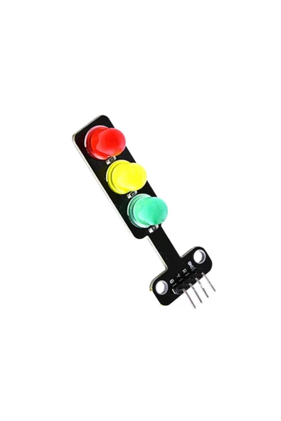 ROBİZ Trafik Işık Led Modülü 5v Ortak Katot 8mm Led Kırmızı Sarı Yeşil - 7