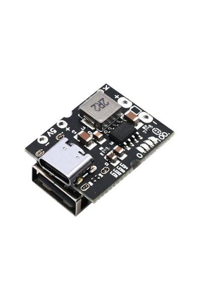 ROBİZ 5v 2a Usb Çıkış Powerbank Devresi Type C Usb Giriş Lityum Lion 18650 Pil Şarj Koruma Mobil - Resim 6