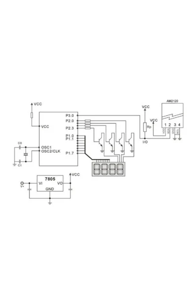 ROBİZ Am2120 Sıcaklık Ve Nem Ölçme Sensör Modülü - Resim 8