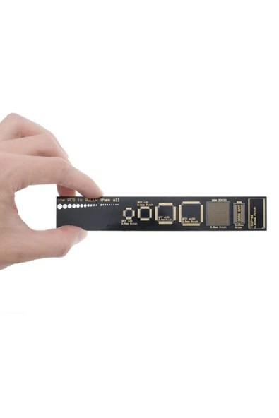 ROBİZ 15cm Pcb Cetvel Referans Cetveli Ruler Smd Komponent Elektronik - Resim 8