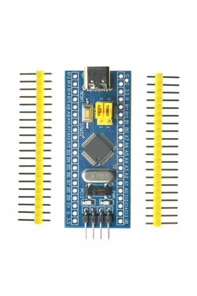 ROBİZ Stm32f103c8t6 Arm Cortex M3 Bluepill 72mhz Cpu 32k Flash Tqfp48 Minimum Sistem Geliştirme Kartı