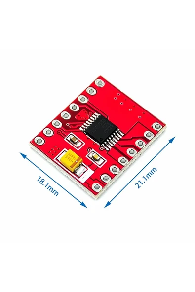 ROBİZ Drv8833 Step Motor Sürücü Modül Dc 10v 1.2a Pwm Çift H Köprü 2 Dc Motor Tb6612fng