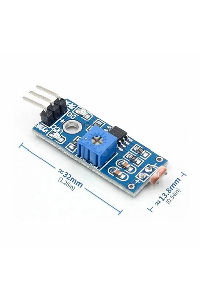 ROBİZ Arduino Ldr Işık Sensör Modülü - Fotosel Işık Sensör ürün görseli