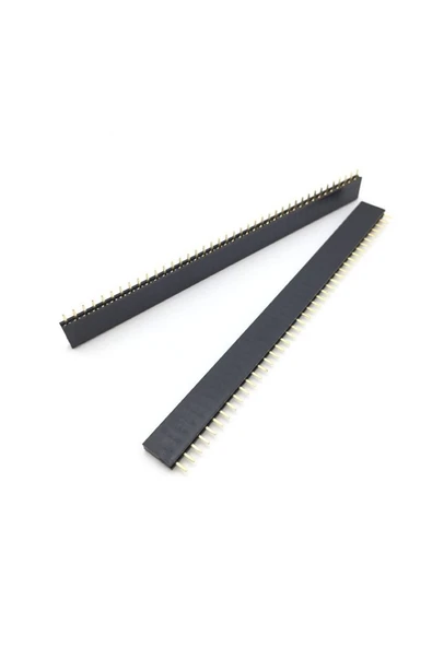 ROBİZ 4 Adet 1x40 Pin Dişi Header Tek Sıra 2.54mm 180 Derece Kesilebilir Bölünebilir - Resim 6