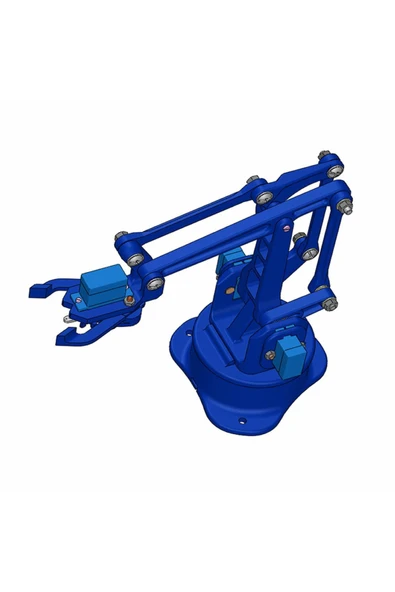 ROBİZ Demonte 3d Baskı Robot Kol Seti Vida Parçaları Eezybotarm Plastik Çok Renkli Sağ Sol Yukarı Aşağı - Resim 8