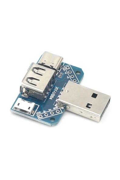 ROBİZ Usb Soket Çevirici Kart Usb Type C Micro Usb Erkek Dişi Usb Cep Telefonu Elektronik Cihaz Usb Port - Resim 4