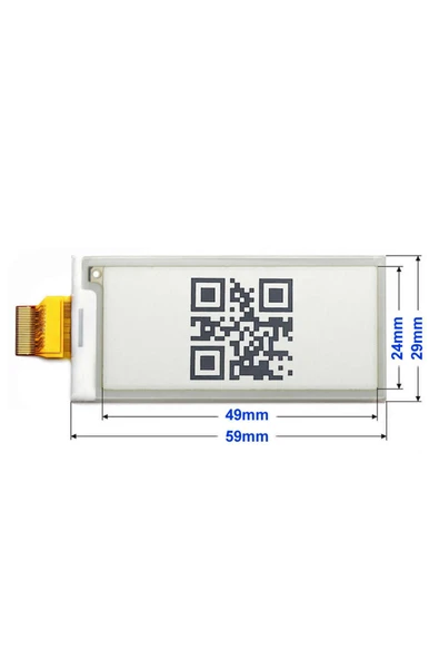 ROBİZ 2.13” OPM021B1 Paper Lcd  Fiyat Etiketi Reklam Gösterge Kağıt Ekran 250x122 Çözünürlük - 6